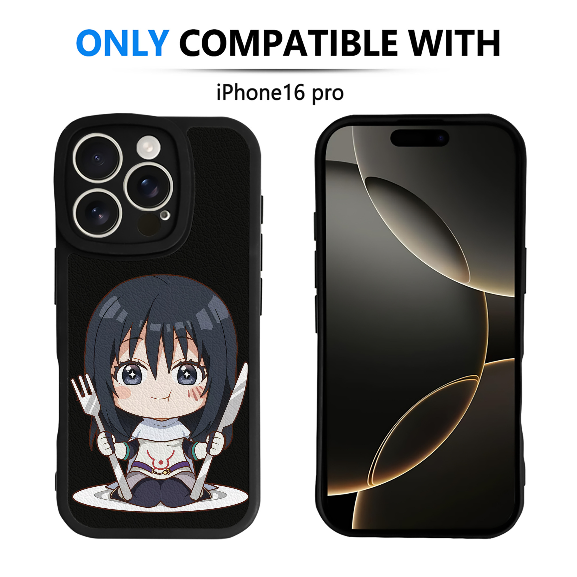 （画像用） 転スラ Regarding Reincarnated to Slime 【iPhone 16シリーズ対応】シリコンスマホケース（レザー調） 材質：シリコン